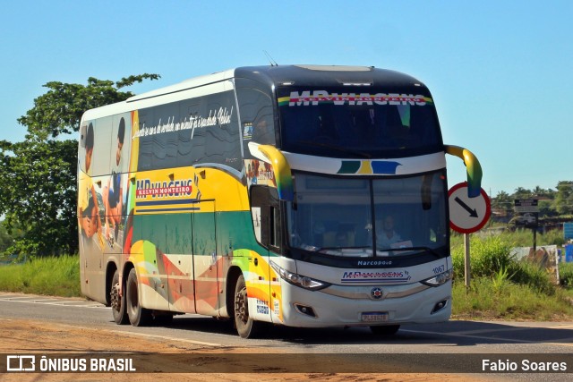 MP Viagens 1067 na cidade de Santa Maria do Pará, Pará, Brasil, por Fabio Soares. ID da foto: 10279815.