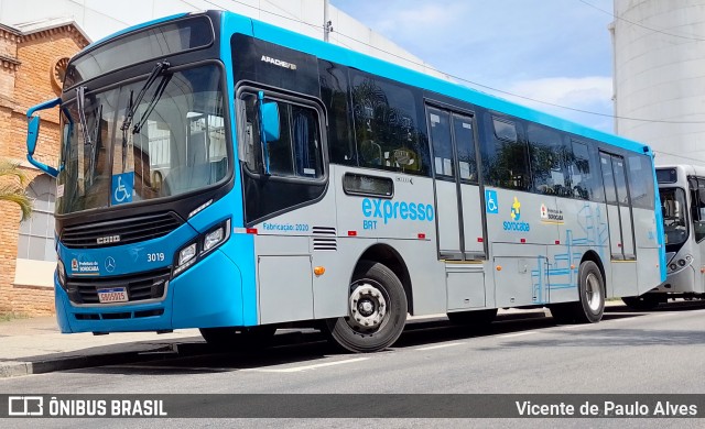 BRT Sorocaba Concessionária de Serviços Públicos SPE S/A 3019 na cidade de Sorocaba, São Paulo, Brasil, por Vicente de Paulo Alves. ID da foto: 10280957.