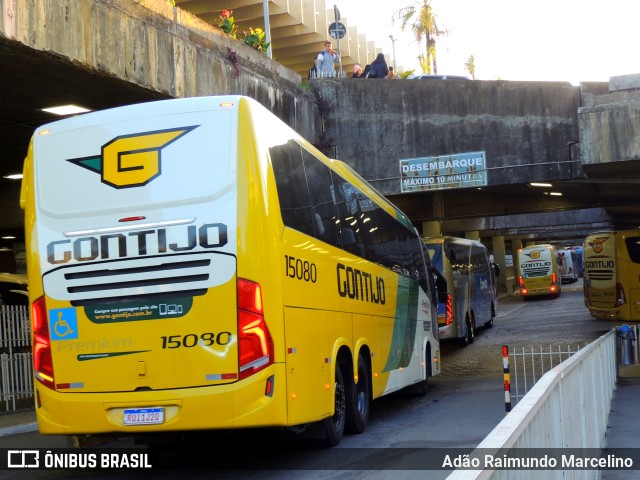 Empresa Gontijo de Transportes 15080 na cidade de Belo Horizonte, Minas Gerais, Brasil, por Adão Raimundo Marcelino. ID da foto: 10285333.