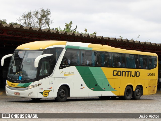 Empresa Gontijo de Transportes 18160 na cidade de Vitória da Conquista, Bahia, Brasil, por João Victor. ID da foto: 10284275.