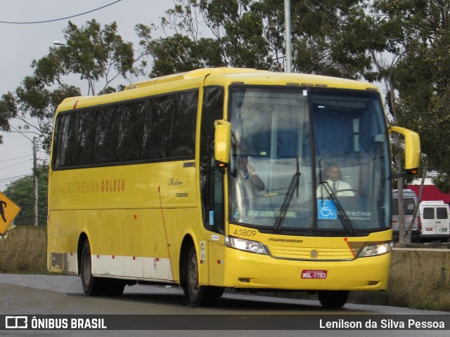 Viação Itapemirim 45809 na cidade de Caruaru, Pernambuco, Brasil, por Lenilson da Silva Pessoa. ID da foto: 10283298.