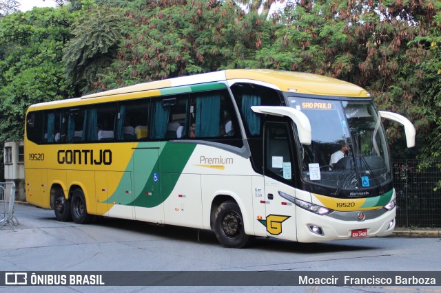 Empresa Gontijo de Transportes 19520 na cidade de São Paulo, São Paulo, Brasil, por Moaccir  Francisco Barboza. ID da foto: 10285038.