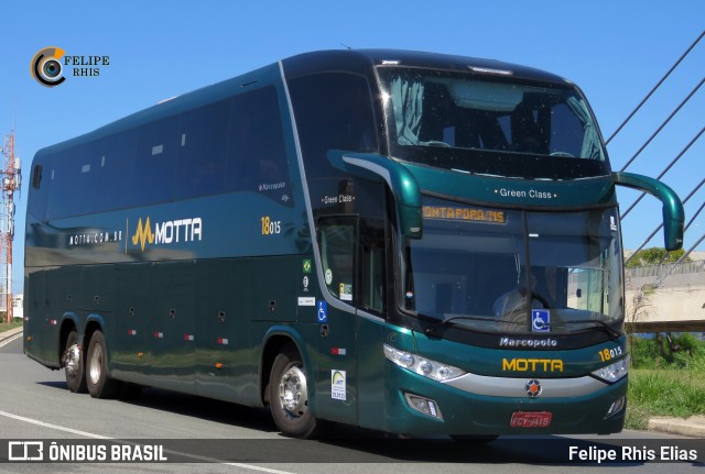 Viação Motta 18015 na cidade de Campinas, São Paulo, Brasil, por Felipe Rhis Elias. Número da foto: #10285240.