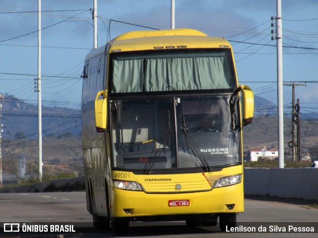 Viação Itapemirim 49001 na cidade de Caruaru, Pernambuco, Brasil, por Lenilson da Silva Pessoa. ID da foto: 10283317.