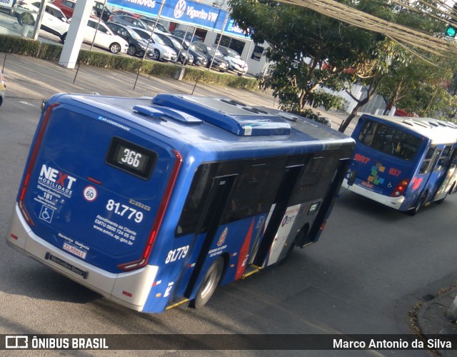 Next Mobilidade - ABC Sistema de Transporte 81.779 na cidade de São Bernardo do Campo, São Paulo, Brasil, por Marco Antonio da Silva. ID da foto: 10285128.