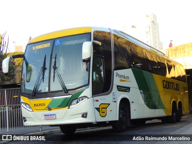 Empresa Gontijo de Transportes 15055 na cidade de Belo Horizonte, Minas Gerais, Brasil, por Adão Raimundo Marcelino. ID da foto: 10285317.