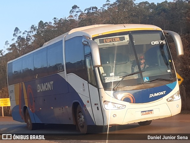 Viação Dumont 0679 na cidade de Itabirito, Minas Gerais, Brasil, por Daniel Junior Sena. Número da foto: #10284420.