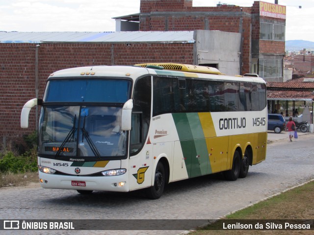 Empresa Gontijo de Transportes 14545 na cidade de Caruaru, Pernambuco, Brasil, por Lenilson da Silva Pessoa. Número da foto: #10283507.