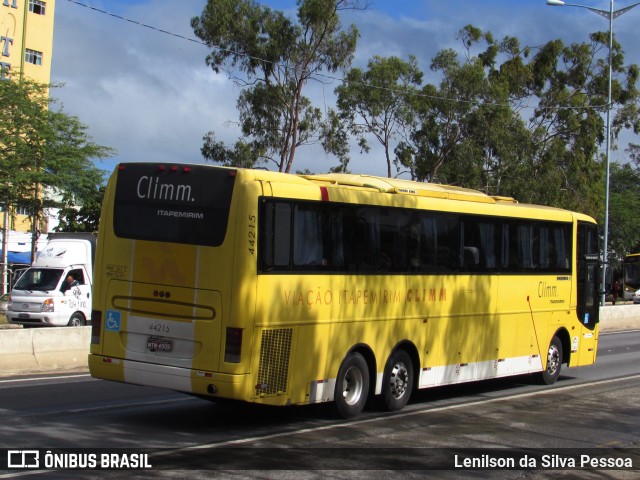 Viação Itapemirim 44215 na cidade de Caruaru, Pernambuco, Brasil, por Lenilson da Silva Pessoa. ID da foto: 10283215.