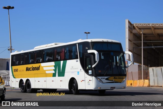 Viação Nacional 10540 na cidade de Goiânia, Goiás, Brasil, por Daniel Henrique. ID da foto: 10283749.