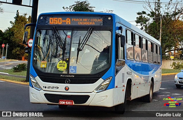 Viação Campo Grande 4229 na cidade de Campo Grande, Mato Grosso do Sul, Brasil, por Claudio Luiz. Número da foto: #10283469.