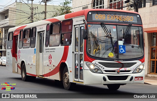 Viação Cidade Morena 1220 na cidade de Campo Grande, Mato Grosso do Sul, Brasil, por Claudio Luiz. Número da foto: #10284489.