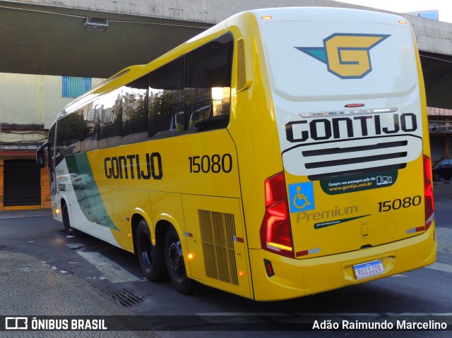 Empresa Gontijo de Transportes 15080 na cidade de Belo Horizonte, Minas Gerais, Brasil, por Adão Raimundo Marcelino. ID da foto: 10285357.