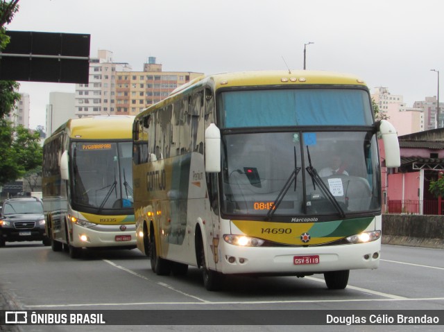 Empresa Gontijo de Transportes 14690 na cidade de Belo Horizonte, Minas Gerais, Brasil, por Douglas Célio Brandao. ID da foto: 10286116.