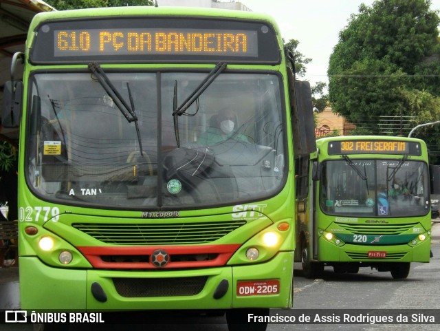 Viação Santana 02779 na cidade de Teresina, Piauí, Brasil, por Francisco de Assis Rodrigues da Silva. Número da foto: #10286941.