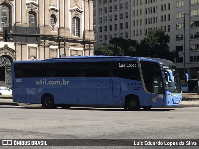 UTIL - União Transporte Interestadual de Luxo 9004 na cidade de Rio de Janeiro, Rio de Janeiro, Brasil, por Luiz Eduardo Lopes da Silva. Número da foto: #10287545.