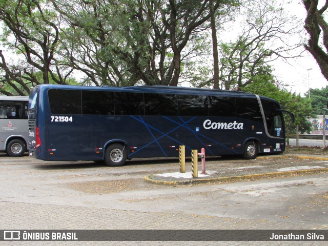 Viação Cometa 721504 na cidade de São Paulo, São Paulo, Brasil, por Jonathan Silva. Número da foto: #10285687.