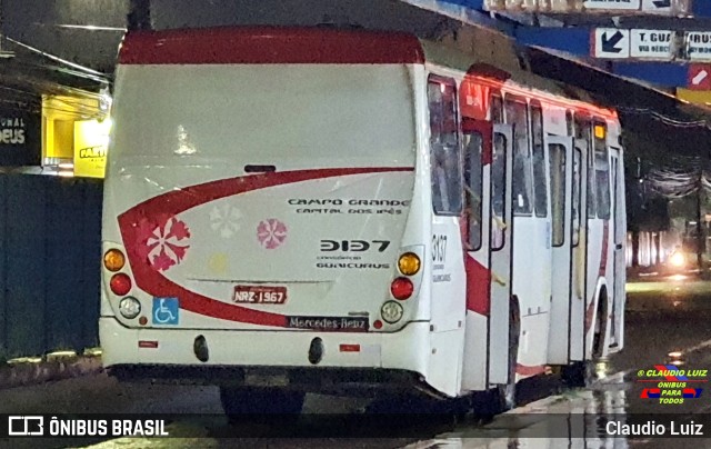 Jaguar Transportes Urbanos 3137 na cidade de Campo Grande, Mato Grosso do Sul, Brasil, por Claudio Luiz. Número da foto: #10286404.
