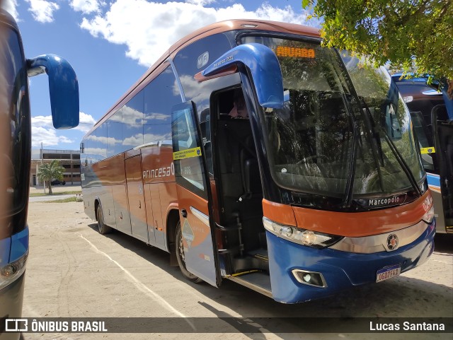 Viação Princesa dos Inhamuns 908 na cidade de Madalena, Ceará, Brasil, por Lucas Santana . ID da foto: 10288135.