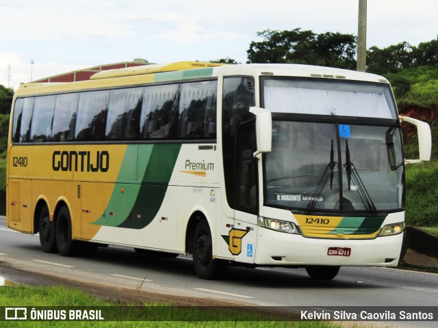 Empresa Gontijo de Transportes 12410 na cidade de Três Corações, Minas Gerais, Brasil, por Kelvin Silva Caovila Santos. ID da foto: 10287833.