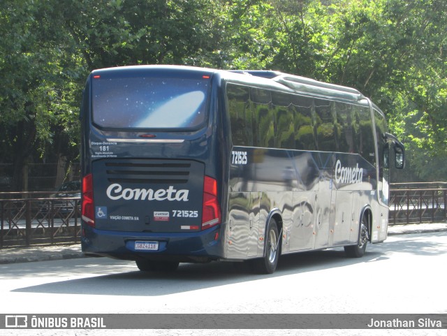 Viação Cometa 721525 na cidade de São Paulo, São Paulo, Brasil, por Jonathan Silva. Número da foto: #10285695.