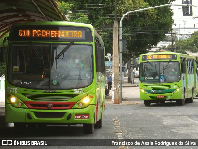 Viação Santana 02779 na cidade de Teresina, Piauí, Brasil, por Francisco de Assis Rodrigues da Silva. Número da foto: #10286980.