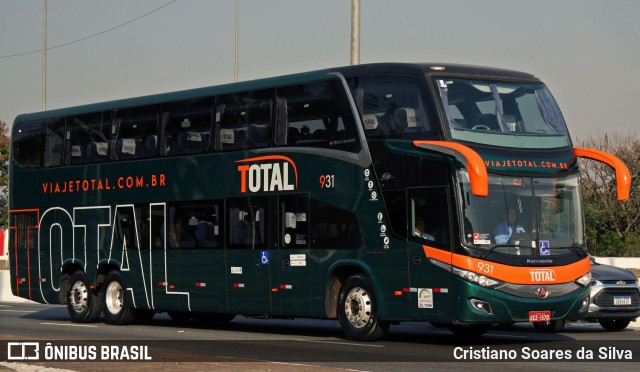Viação Total 931 na cidade de São Paulo, São Paulo, Brasil, por Cristiano Soares da Silva. Número da foto: #10287369.