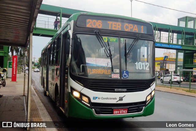 Viação Paraense Cuiabá Transportes 1012 na cidade de Cuiabá, Mato Grosso, Brasil, por Leon Gomes. Número da foto: #10287972.