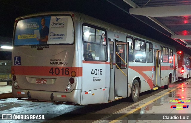 Viação Campo Grande 4016 na cidade de Campo Grande, Mato Grosso do Sul, Brasil, por Claudio Luiz. Número da foto: #10286390.