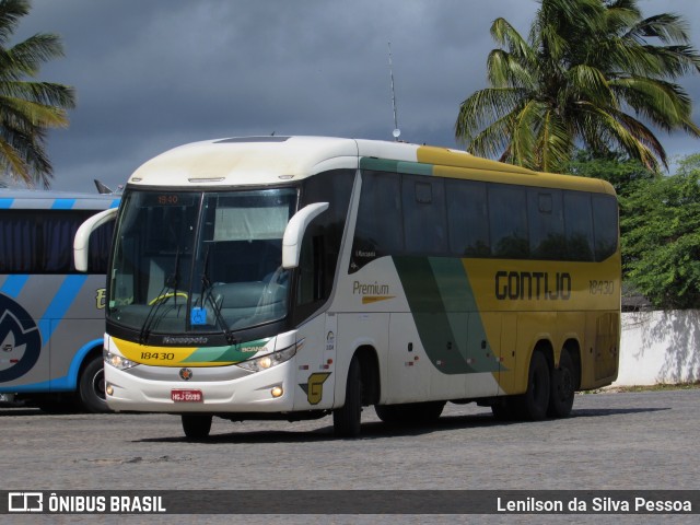 Empresa Gontijo de Transportes 18430 na cidade de Caruaru, Pernambuco, Brasil, por Lenilson da Silva Pessoa. ID da foto: 10286033.