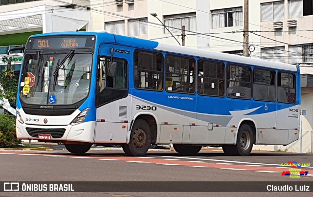 Jaguar Transportes Urbanos 3230 na cidade de Campo Grande, Mato Grosso do Sul, Brasil, por Claudio Luiz. ID da foto: 10287980.