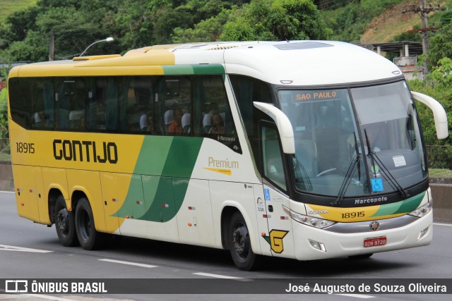 Empresa Gontijo de Transportes 18915 na cidade de Piraí, Rio de Janeiro, Brasil, por José Augusto de Souza Oliveira. ID da foto: 10288010.