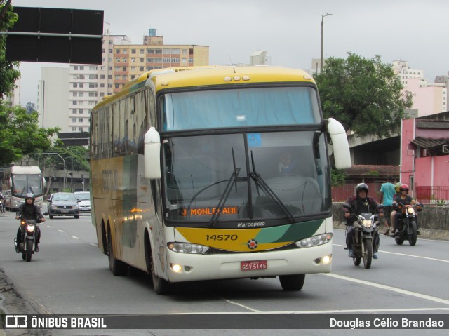 Empresa Gontijo de Transportes 14570 na cidade de Belo Horizonte, Minas Gerais, Brasil, por Douglas Célio Brandao. ID da foto: 10286483.