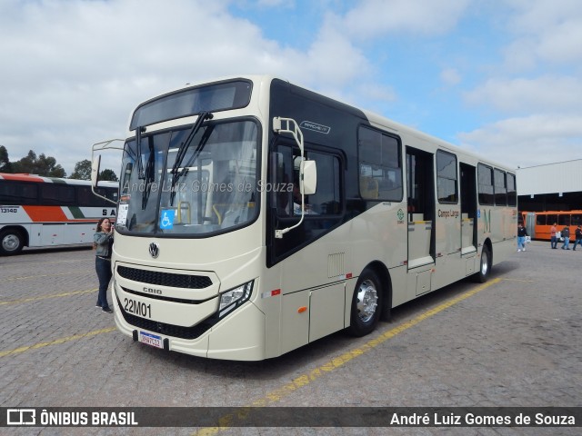 Empresa de Ônibus Campo Largo 22M01 na cidade de Curitiba, Paraná, Brasil, por André Luiz Gomes de Souza. ID da foto: 10287097.