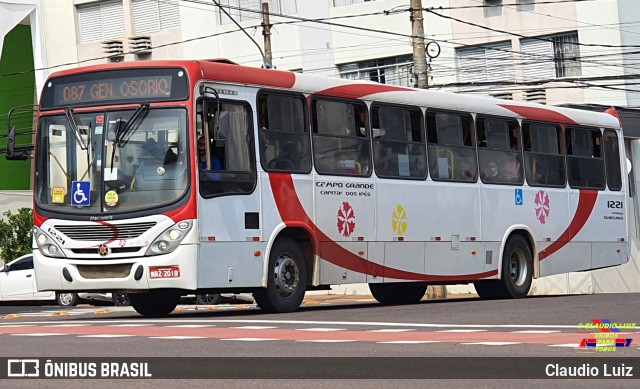 Viação Cidade Morena 1221 na cidade de Campo Grande, Mato Grosso do Sul, Brasil, por Claudio Luiz. Número da foto: #10288061.