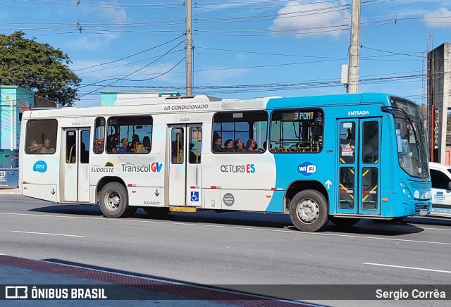 Nova Transporte 22252 na cidade de Vitória, Espírito Santo, Brasil, por Sergio Corrêa. Número da foto: #10287651.