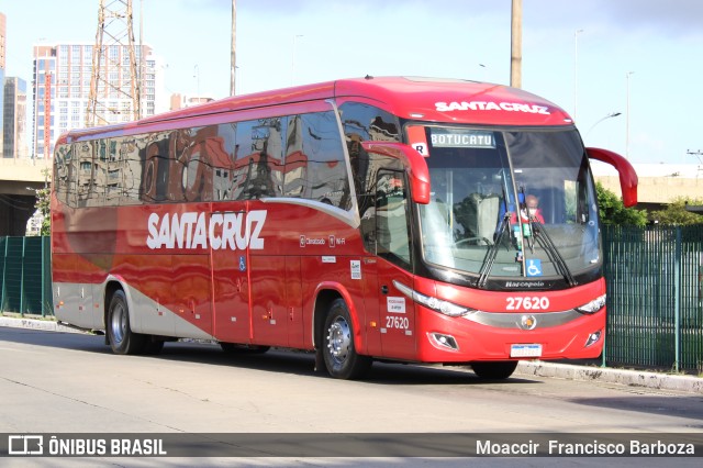 Viação Santa Cruz 27620 na cidade de São Paulo, São Paulo, Brasil, por Moaccir  Francisco Barboza. ID da foto: 10286786.