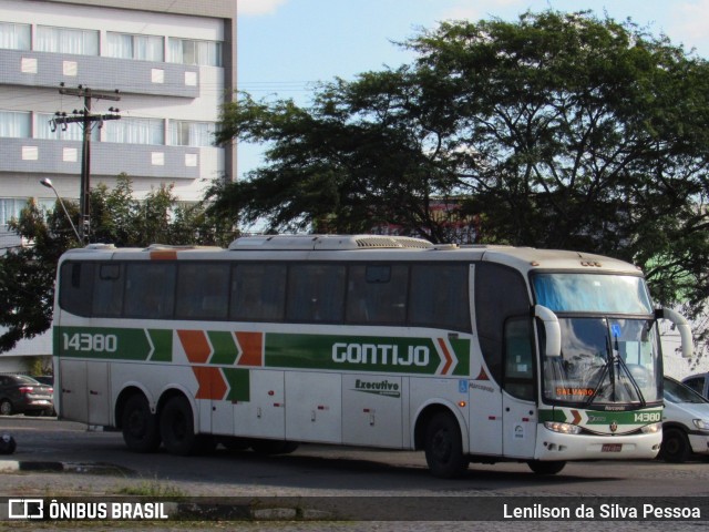 Empresa Gontijo de Transportes 14380 na cidade de Caruaru, Pernambuco, Brasil, por Lenilson da Silva Pessoa. ID da foto: 10286122.