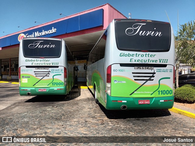 Turin Transportes 11000 na cidade de João Monlevade, Minas Gerais, Brasil, por Josué Santos. ID da foto: 10287387.