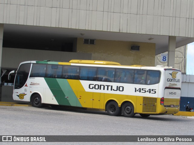 Empresa Gontijo de Transportes 14545 na cidade de Caruaru, Pernambuco, Brasil, por Lenilson da Silva Pessoa. ID da foto: 10286214.