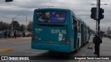 Metbus 348 na cidade de Maipú, Santiago, Metropolitana de Santiago, Chile, por Benjamín Tomás Lazo Acuña. ID da foto: :id.