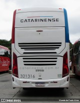 Auto Viação Catarinense 321316 na cidade de São Paulo, São Paulo, Brasil, por Vicente de Paulo Alves. ID da foto: :id.