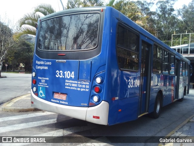 Rápido Campinas 33.104 na cidade de São Roque, São Paulo, Brasil, por Gabriel Garves. ID da foto: 10290175.