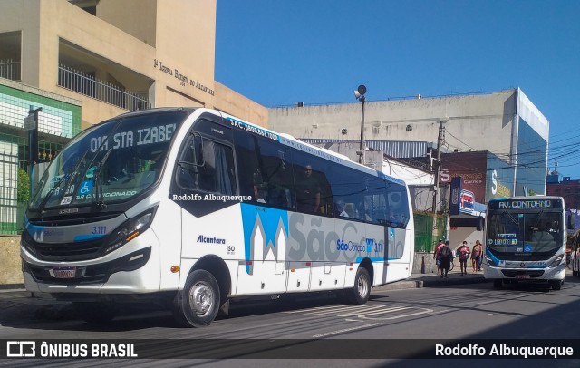 Auto Ônibus Alcântara 3.111 na cidade de São Gonçalo, Rio de Janeiro, Brasil, por Rodolfo Albuquerque. Número da foto: #10288943.