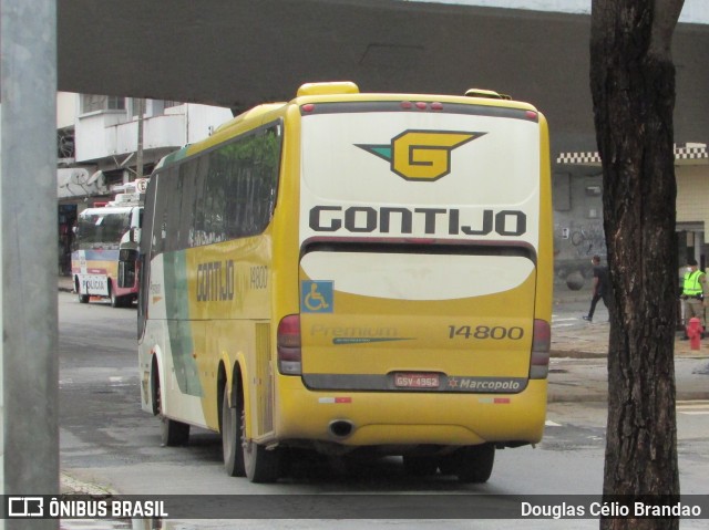 Empresa Gontijo de Transportes 14800 na cidade de Belo Horizonte, Minas Gerais, Brasil, por Douglas Célio Brandao. ID da foto: 10292149.