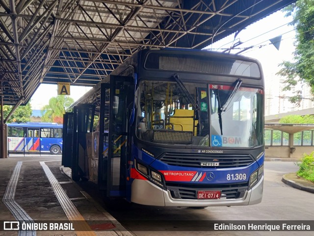 Next Mobilidade - ABC Sistema de Transporte 81.309 na cidade de Santo André, São Paulo, Brasil, por Edinilson Henrique Ferreira. ID da foto: 10290616.