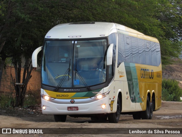 Empresa Gontijo de Transportes 18260 na cidade de Caruaru, Pernambuco, Brasil, por Lenilson da Silva Pessoa. Número da foto: #10289828.