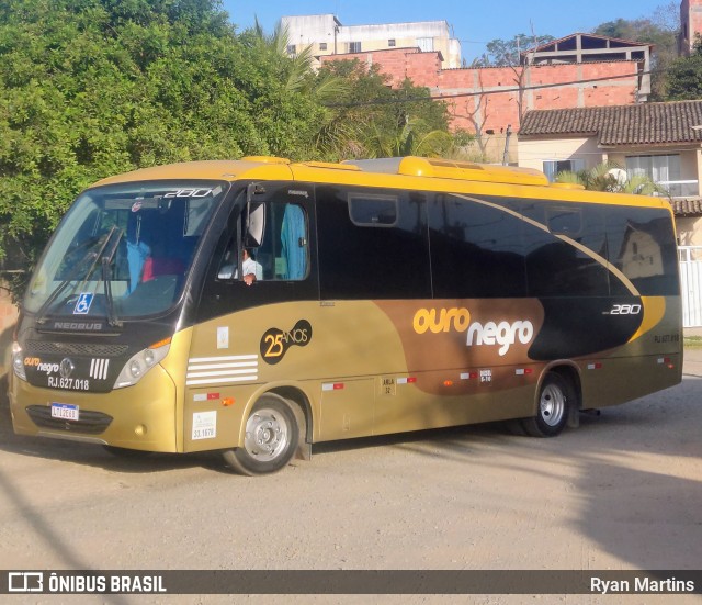 Ouro Negro Transportes e Turismo 280 na cidade de Rio das Ostras, Rio de Janeiro, Brasil, por Ryan Martins. ID da foto: 10291038.