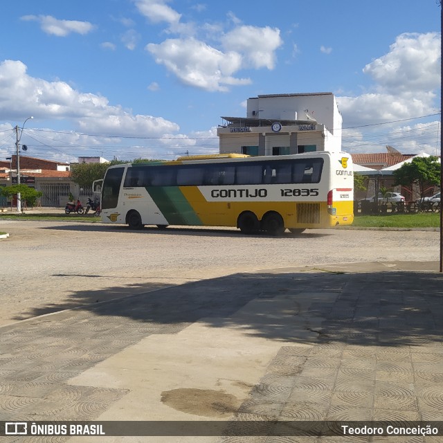 Empresa Gontijo de Transportes 12835 na cidade de Jeremoabo, Bahia, Brasil, por Teodoro Conceição. ID da foto: 10290537.