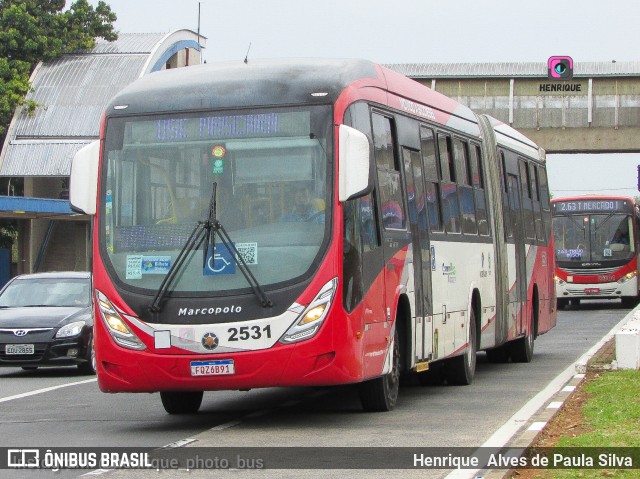 Expresso CampiBus 2531 na cidade de Campinas, São Paulo, Brasil, por Henrique Alves de Paula Silva. ID da foto: 10290766.